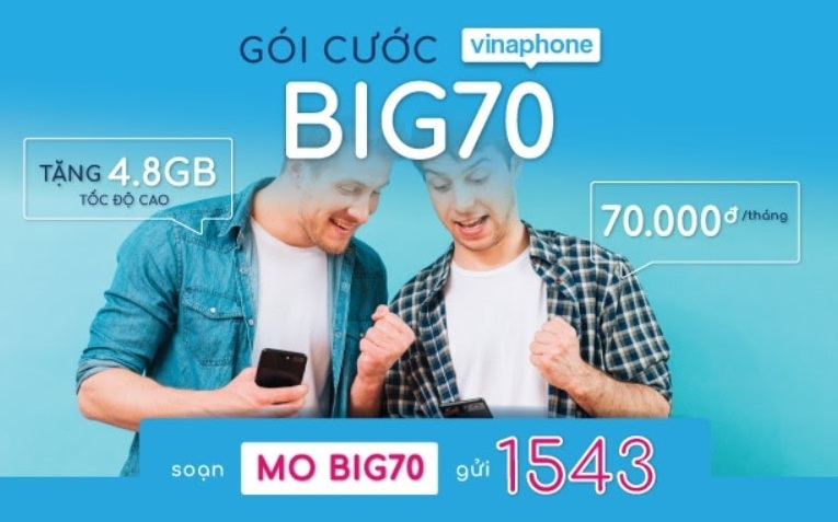 Cách Đăng ký Big70 Vinaphone - Xem phim miễn phí